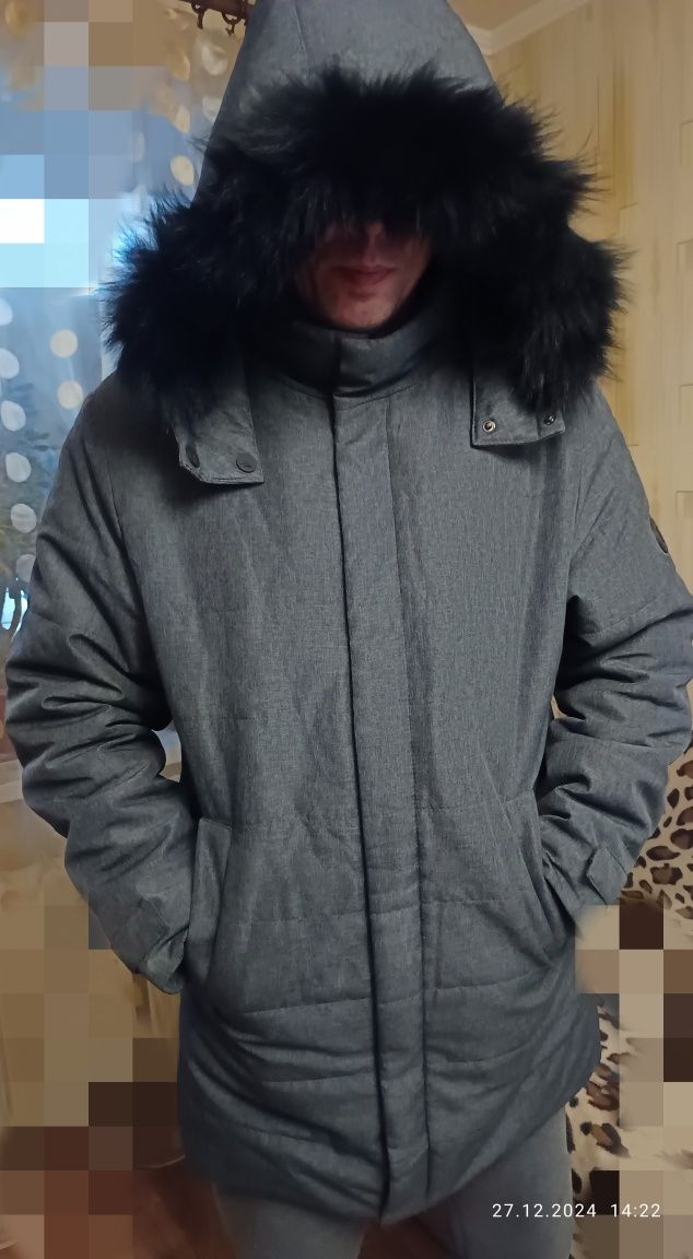 Зимняя мужская парка