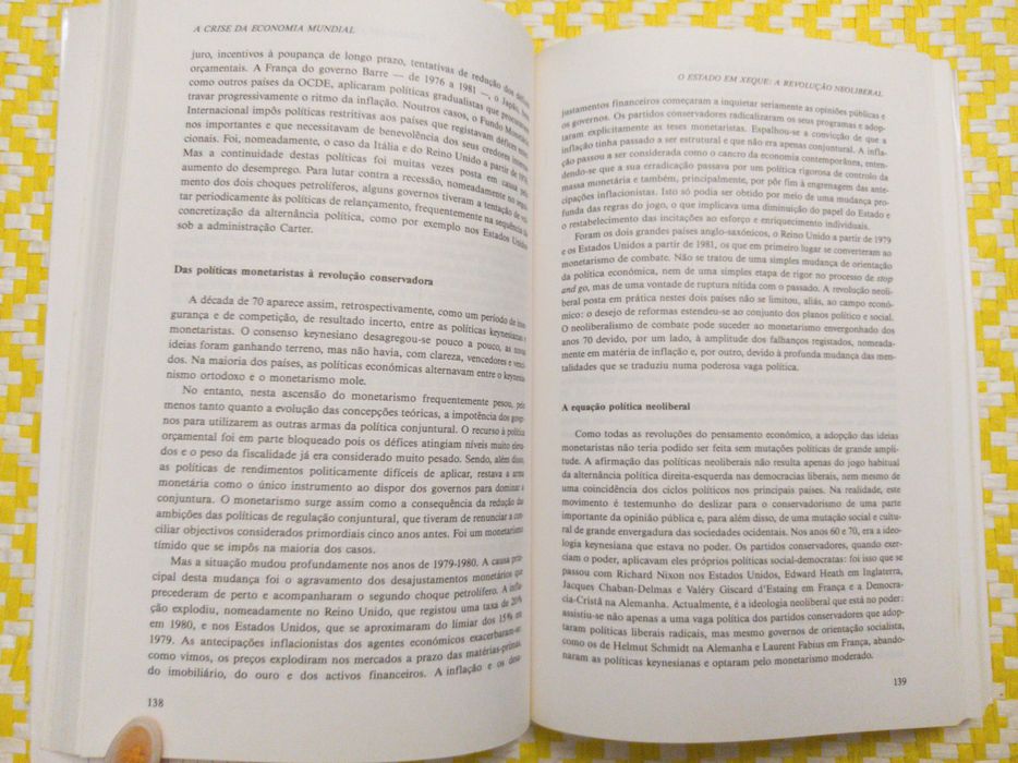 A CRISE da Economia  Mundial– 
Christian Stoffaës