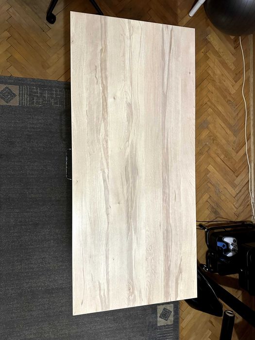 Zadb zadbane / Nowoczesne Biurko Dąb Sonoma z Szufladą - Stan Idealny