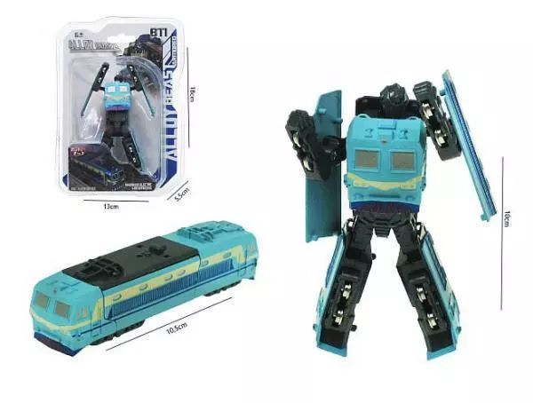 Robot pociąg 10cm metal E2018-01. Hipo