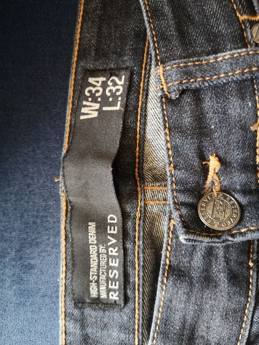 Nowe Jeansy spodnie dżinsy męskie Reserved 32 34