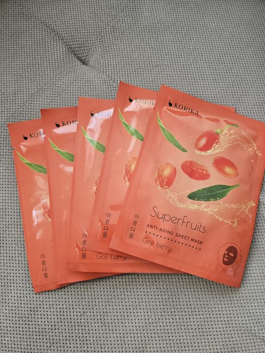 5x KORIKA SuperFruits Goji Berry Mask odmładzająca maseczka do twarzy