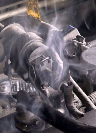 Перевірка на витік повітря в впускній  системі двигуна