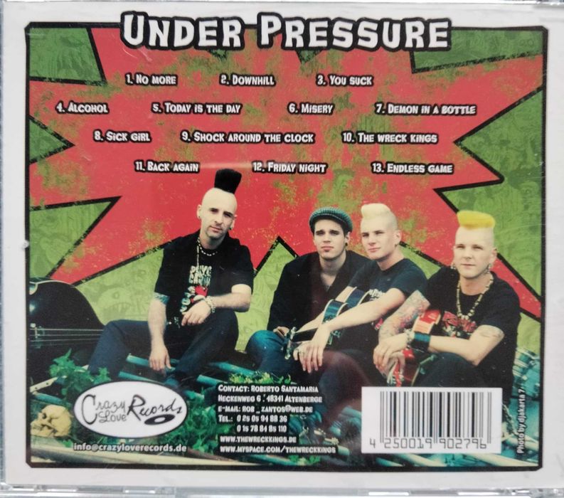 The Wreck Kings Under Pressure CD nowe Psychobilly