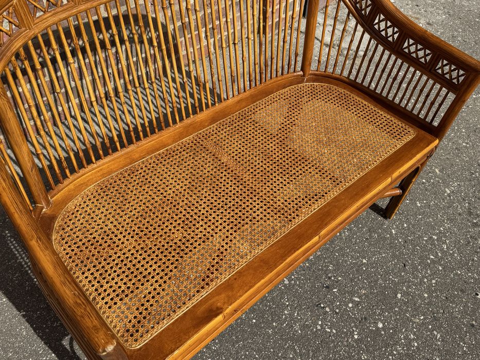 Sofa/ławka marki Gunther Lambert w stylu Brighton Pavilion, lata 70.