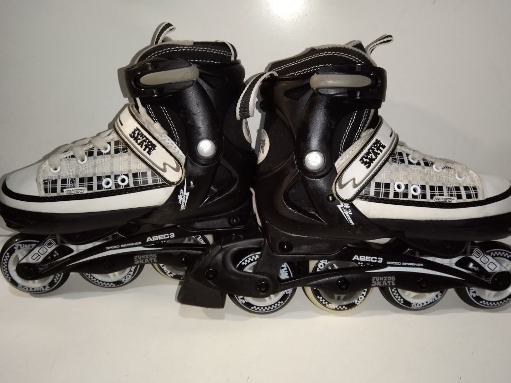 Rolki SKATE Junior rozmiar 33-36 SUPER stan