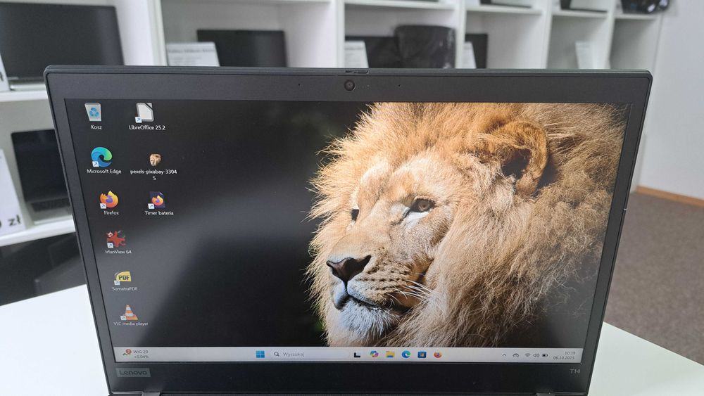 Mocny Lenovo ThinkPad T14 i5-10gen 16GB 256SSD IPS FHD Klasa A dotyk