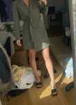 Sukienka wizytowa khaki gina tricot