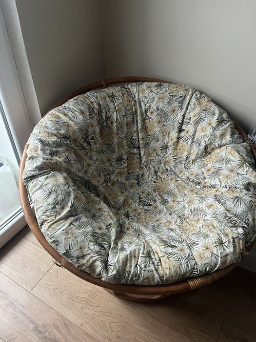 Fotel wiklinowy kokon
