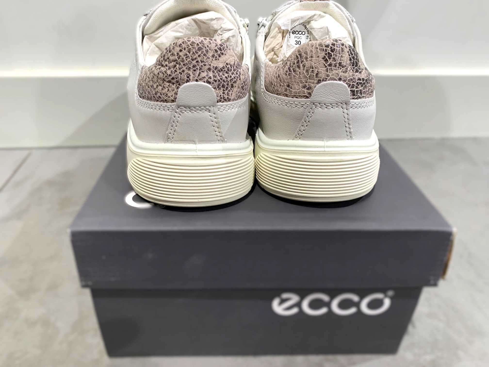 sneakersy skórzane ECCO Street Tray K Laced, EU 40