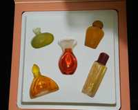 Coffret com cinco perfumes miniatura originais