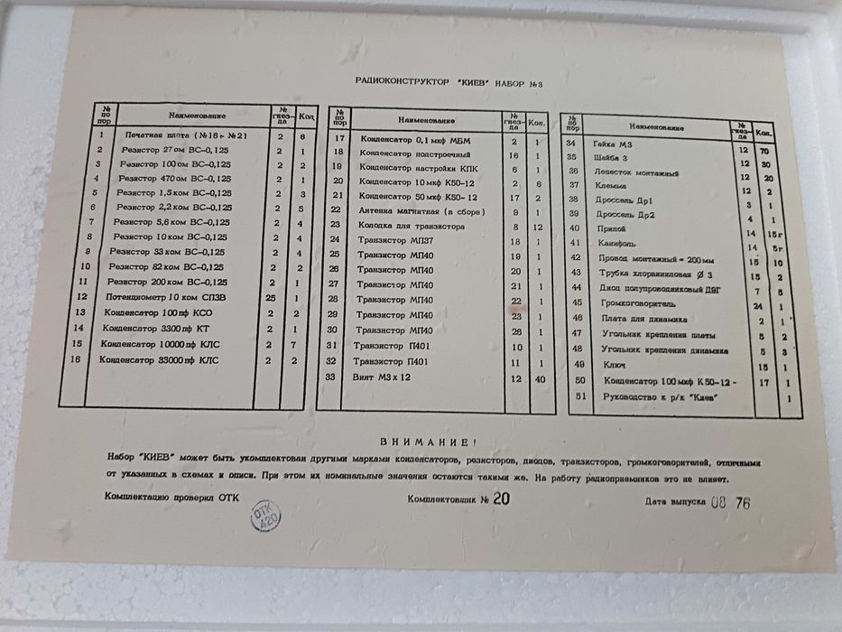 Радио конструктор Киев