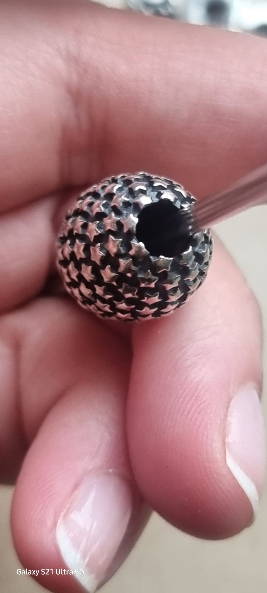 Charms srebrny gwiazdki ElfBeads