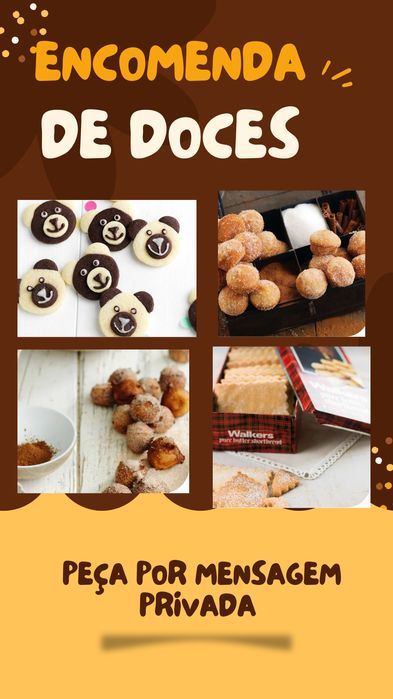 Doces caseiros deliciosos