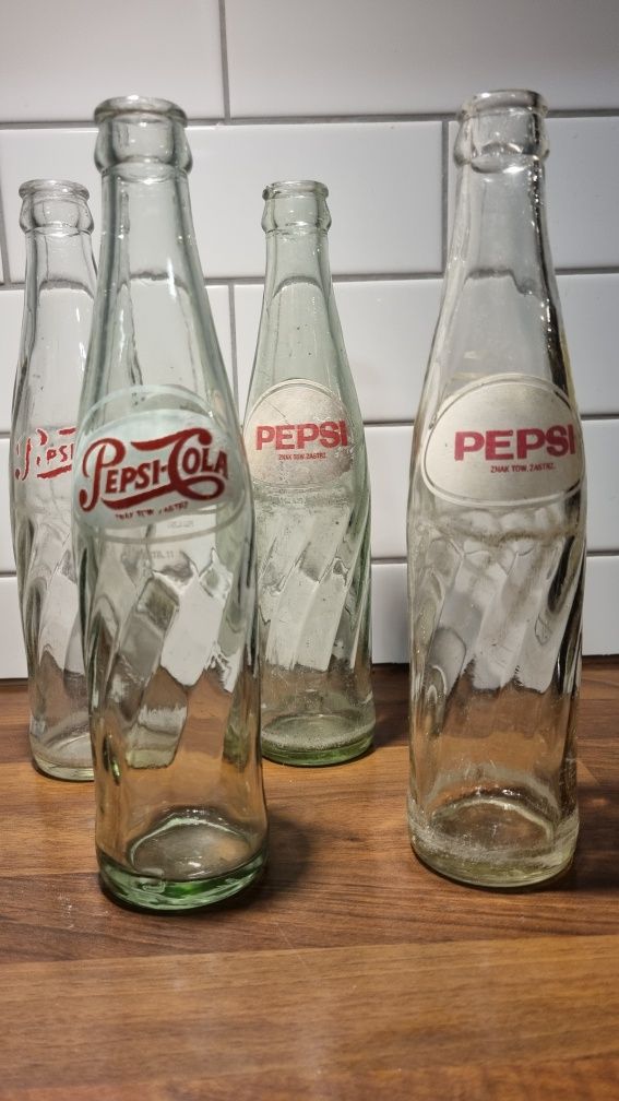 Butelki Pepsi Cola z PRL