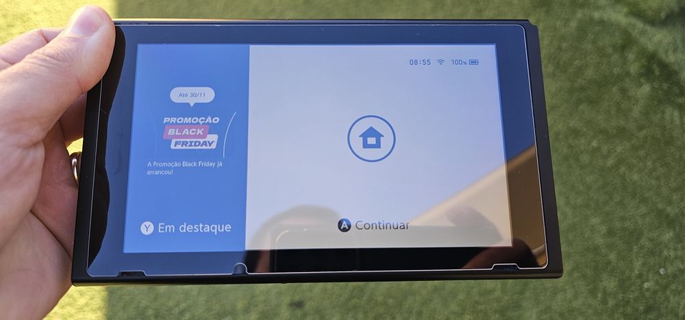 Nintendo Switch + Caixa