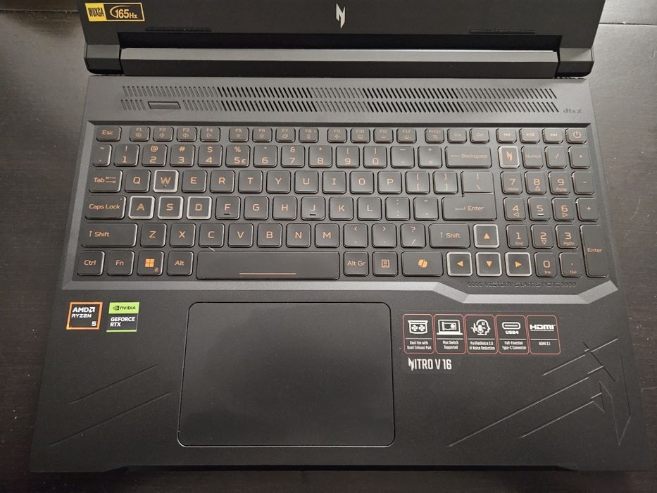 ACER NITRO V16 RYZEN 5 165Hz 64GB DDR5 2TB SSD RTX4050 Win11