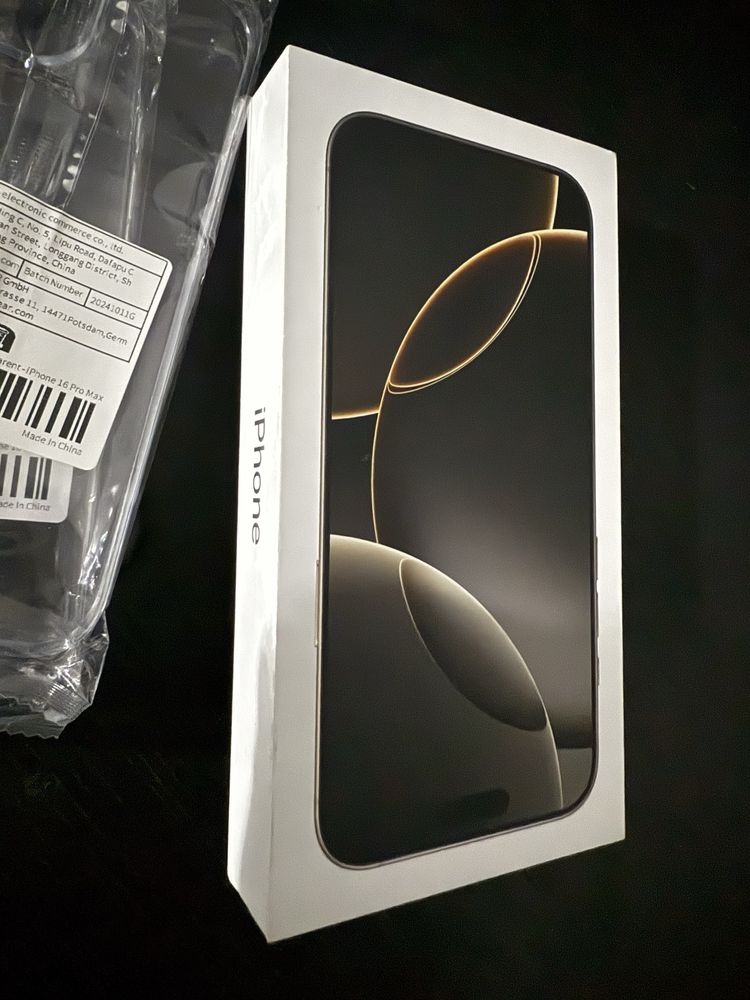 Iphone 16 pro max titanium selado
