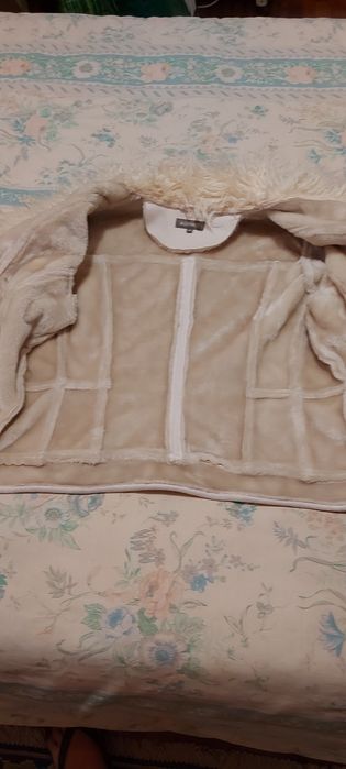 Blusão quente em pele