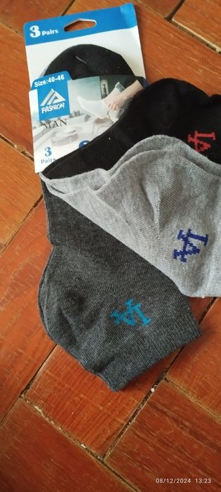 Meias de homem , jovem pack de 3 40/46