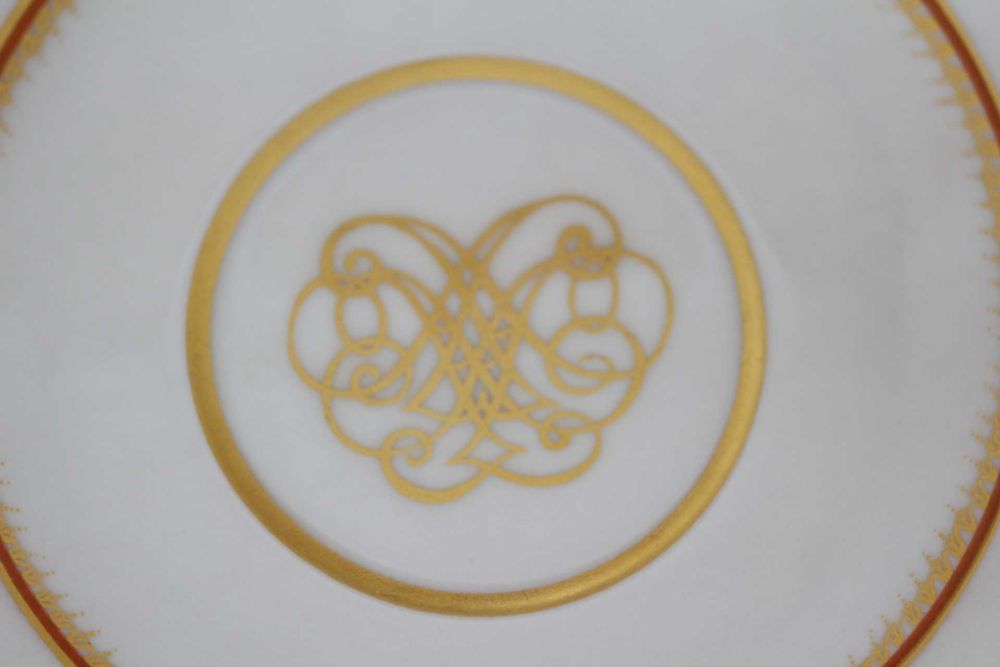 Prato 14 cm Coleção Golden Butterfly Mottahedeh Vista Alegre