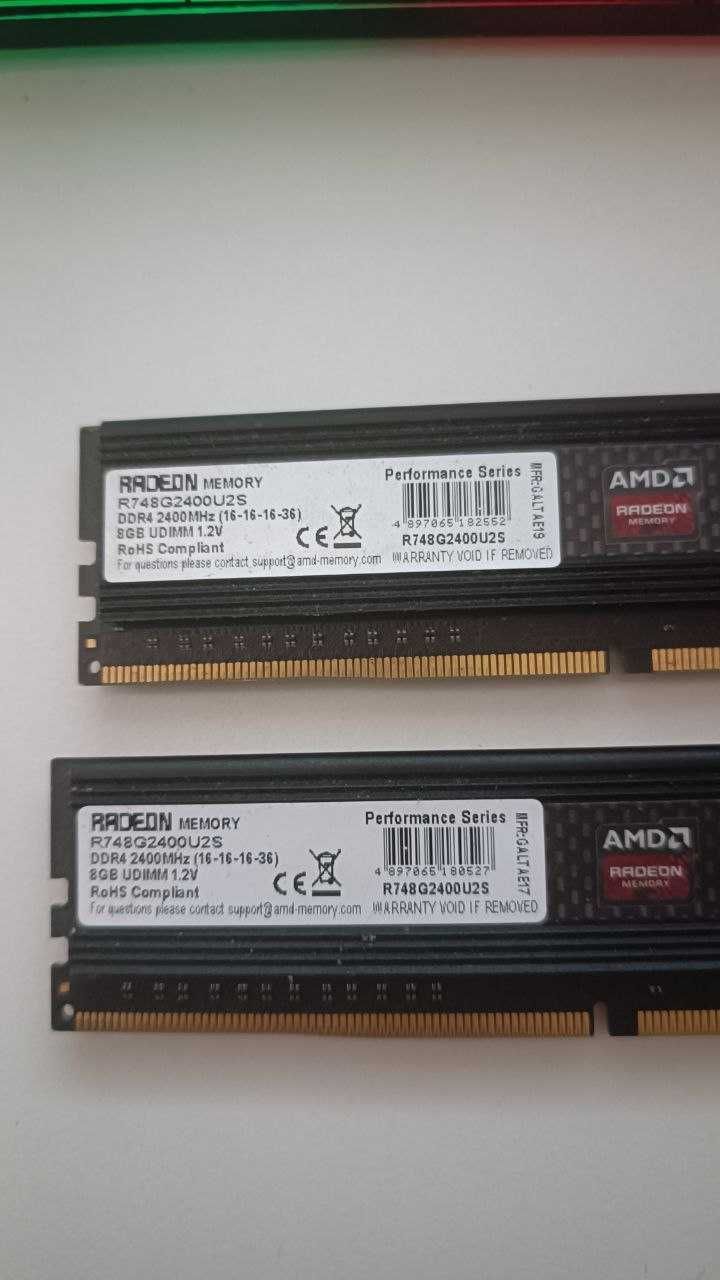 AMD DDR4 16Gb 2400MHz Radeon R7 (2X8)