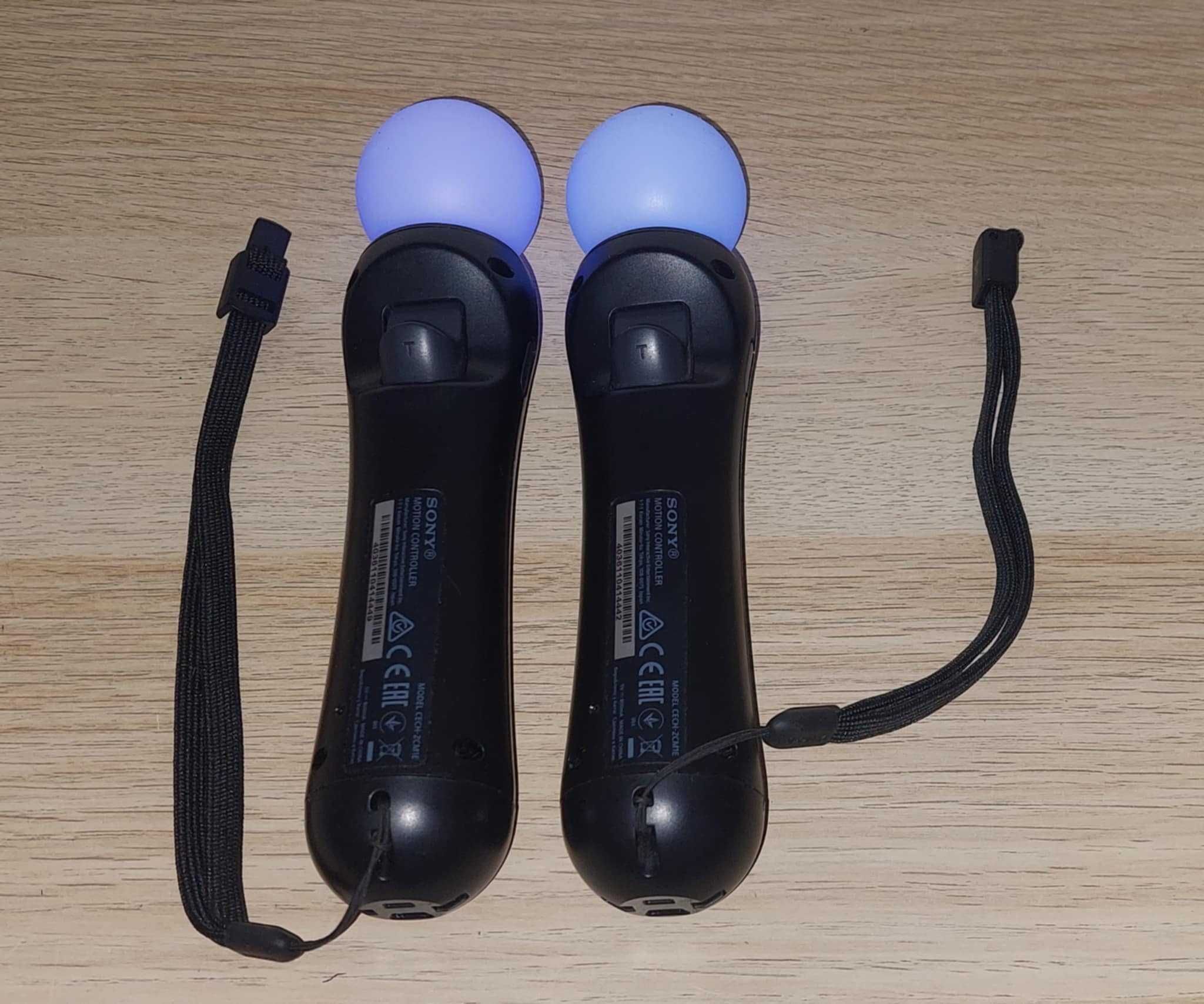 (Ps4) 2 Comandos Moves Para Vr + Oferta Cabo Usb de Carregamento