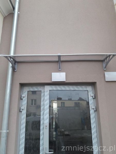 Daszek nad drzwi daszki zadaszenie zadaszenia markiza poliwęglan