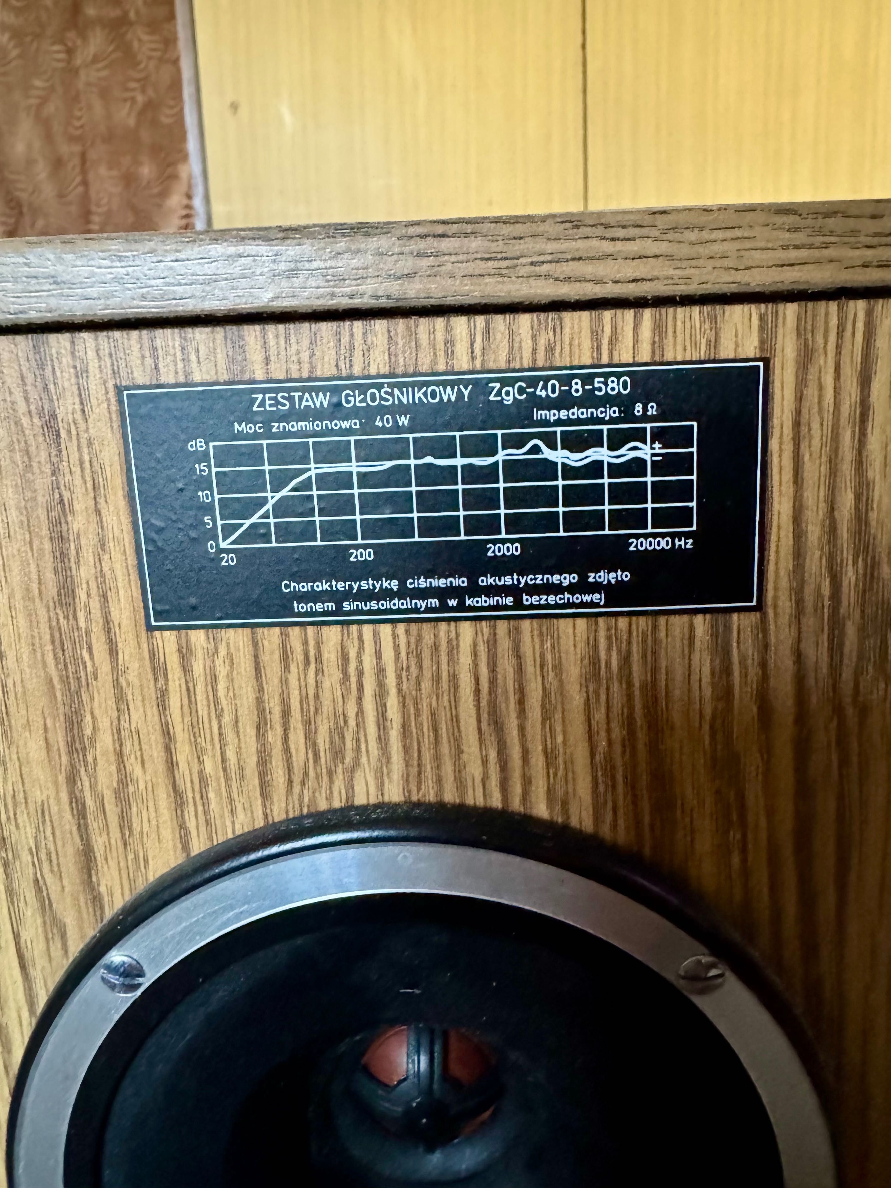 Zestaw stereo Unitra Zodiak DSS 402 + kolumny – Sprawny!