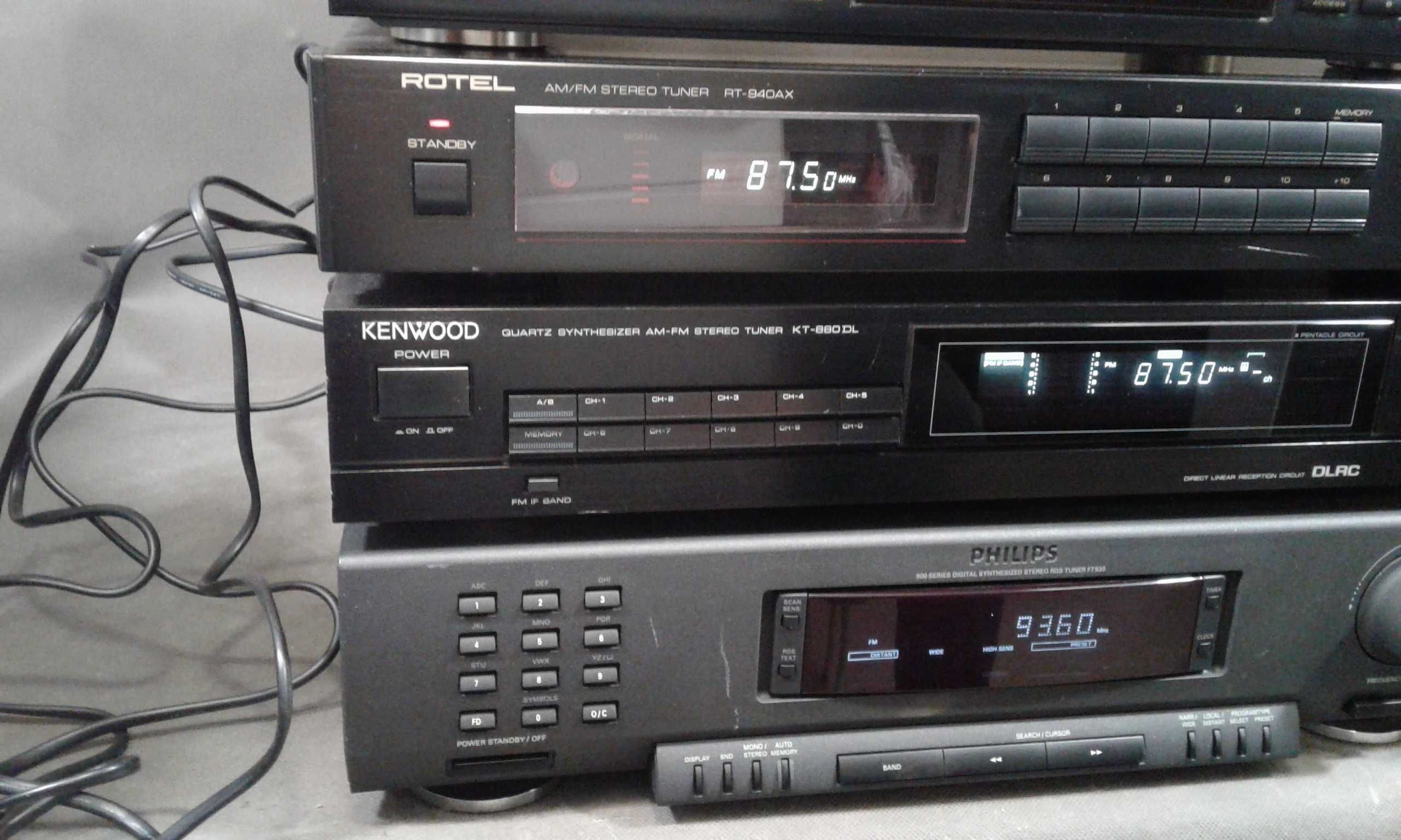 PIONEER,ROTEL,Kenwood,Philips,Arcus,Wega,tuner radiowy stereo