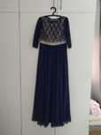 Vestido de gala/cerimónia trabalhado