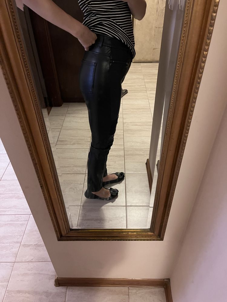 Legginsy calzedonia rozmiar M imitacja skory
