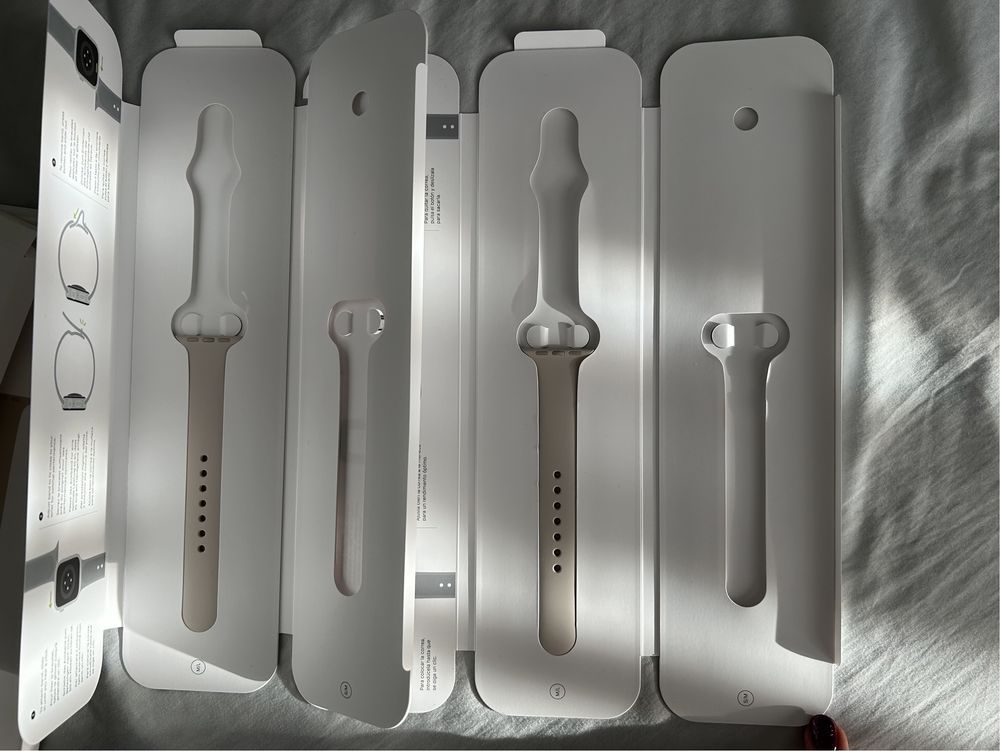 pasek do Apple Watch 41 MM beż Starlight Sport Band dwa paski nowe