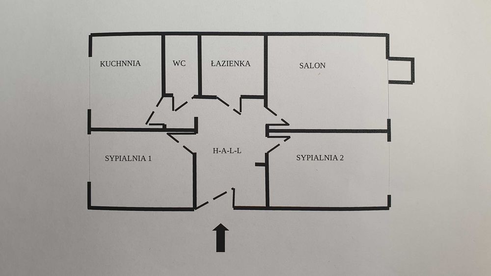 Mieszkanie 48 m, 3 Oddzielne Pokoje, 6000zł/m2