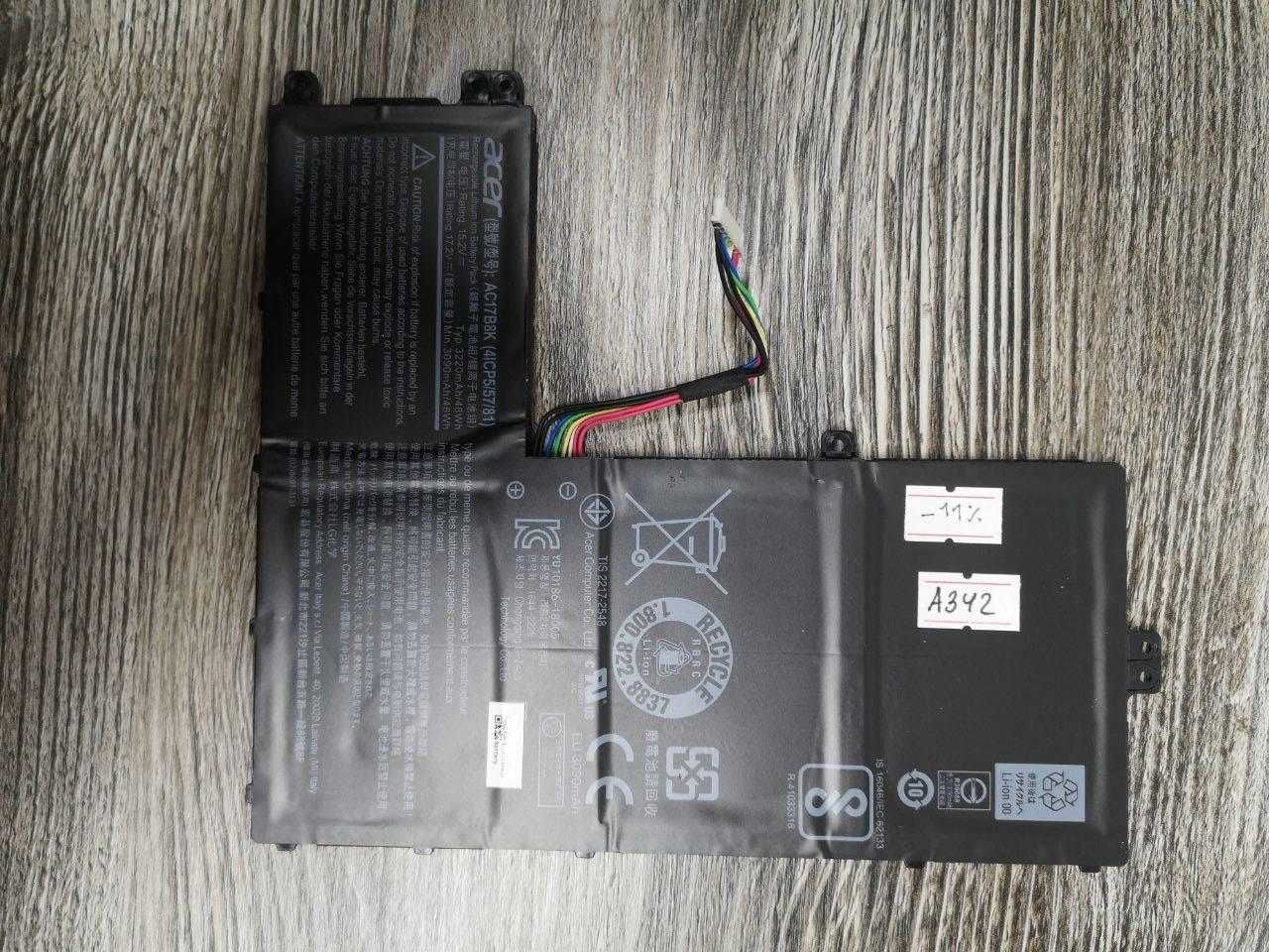 Акумулятор батарея Acer AP16J5K/ AC15A3J/ AC17B8K Swift Chromebook