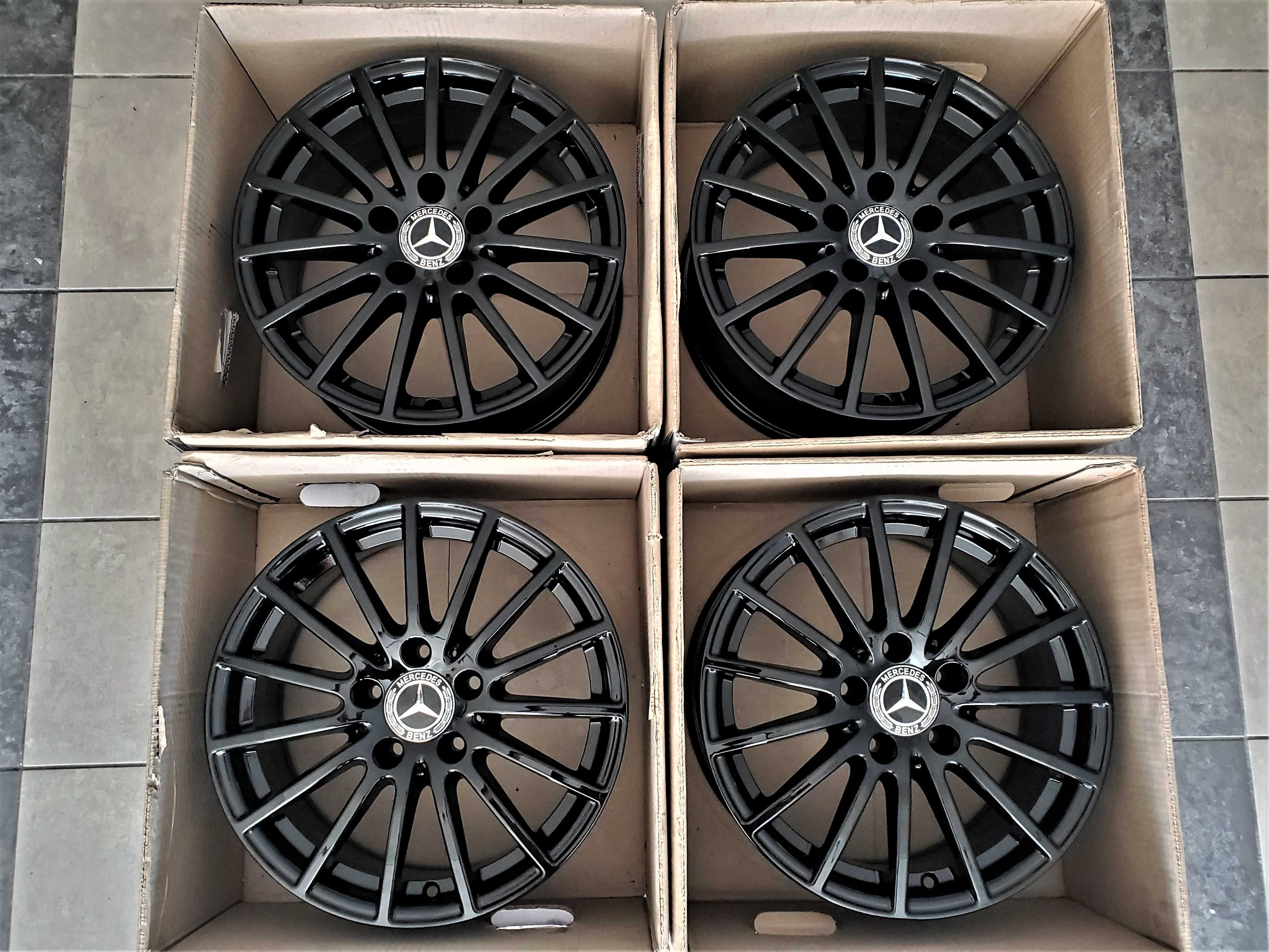 Alufelgi 16 5x112 Czarne Mercedes A B C E CLA V Vito Viano W203 300#