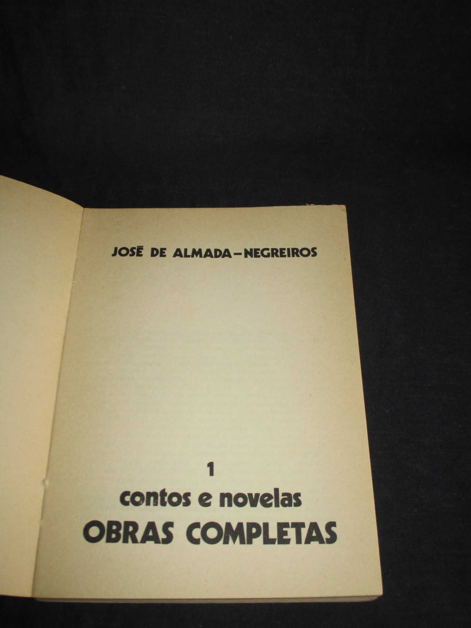 Livro Contos e Novelas Obras Completas de Almada Negreiros 1