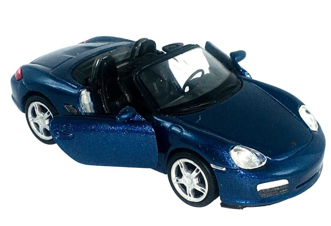 Porsche Boxster S cabrio model WELLY 1:34 granatowy