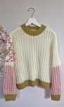 Ciepły sweter pullover wełna alpaka MSCH Copenhagen S oversize L