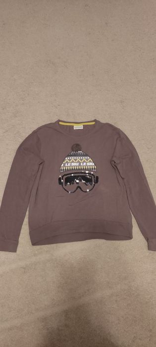 Bluzka na długi rękaw LE SKI zimowy nadruk