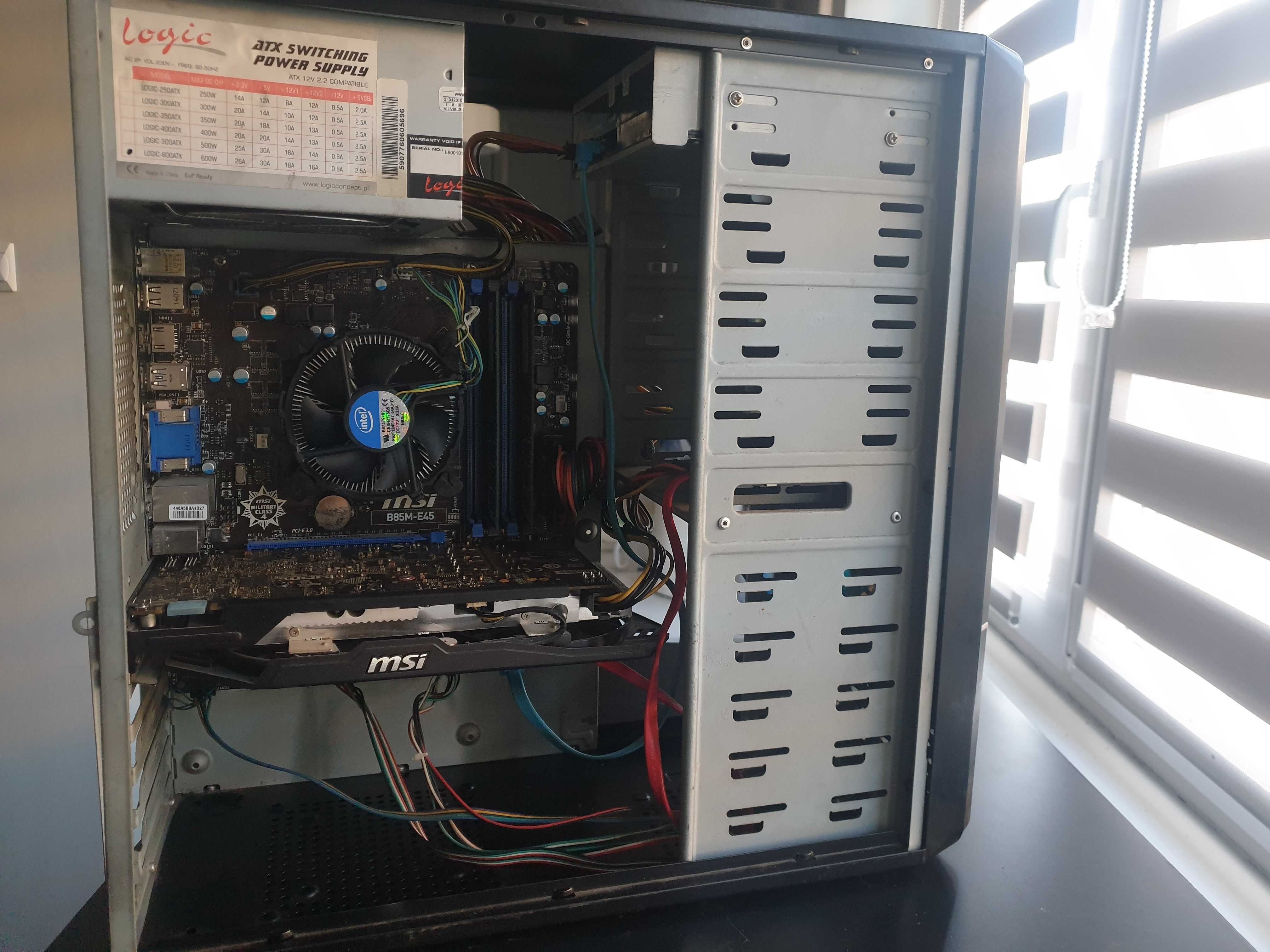 Komputer Stacjonarny i5-4460 3,2 ghz, 4gb RAM DDR3, MSI GTX 660 2gb