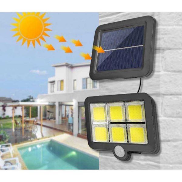 Lâmpada/ Candeeiro de Parede Solar Com 260 Lumens