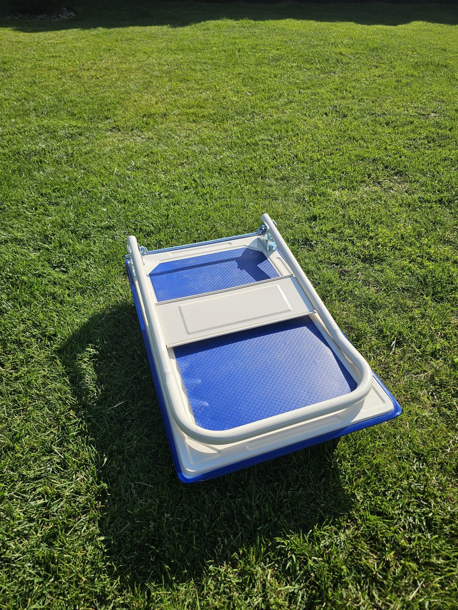 Wózek transportowy, platformowy, udźwig 150 kg, składany