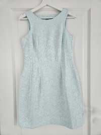 Błękitna elegancka sukienka Mohito rozmiar 38