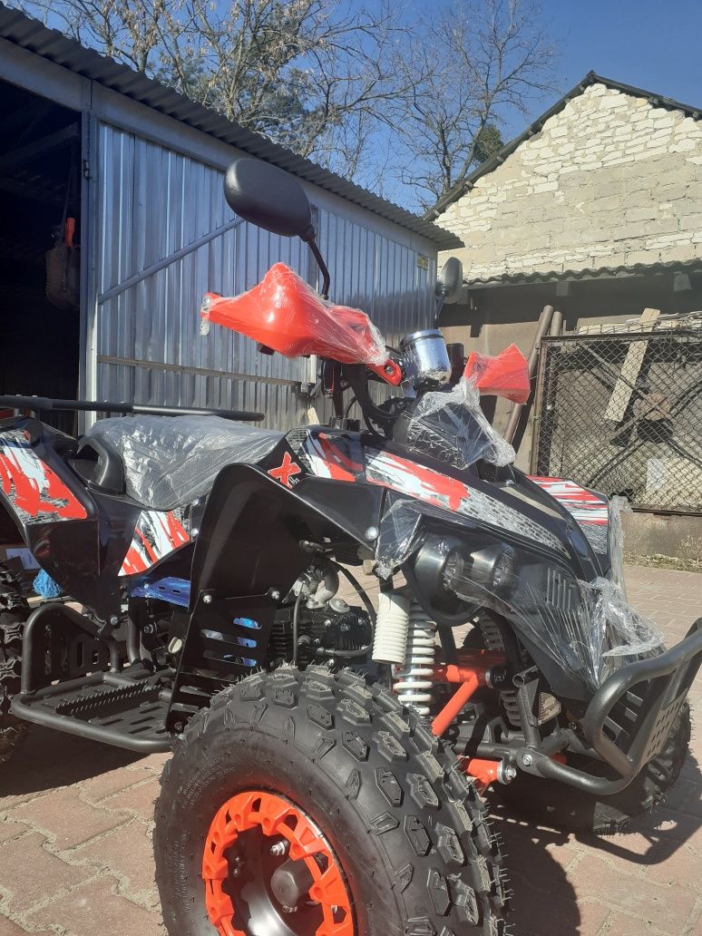 Quad Bombardier xtreme PRO Rs 8 Turbo 125 cm ,Nowy pług, Odpowiedni n