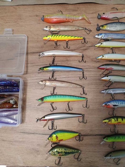 Woblery Sandaczowe i szczupakowe  Rapala/Salmo/Hunter/Gloog+Gumy