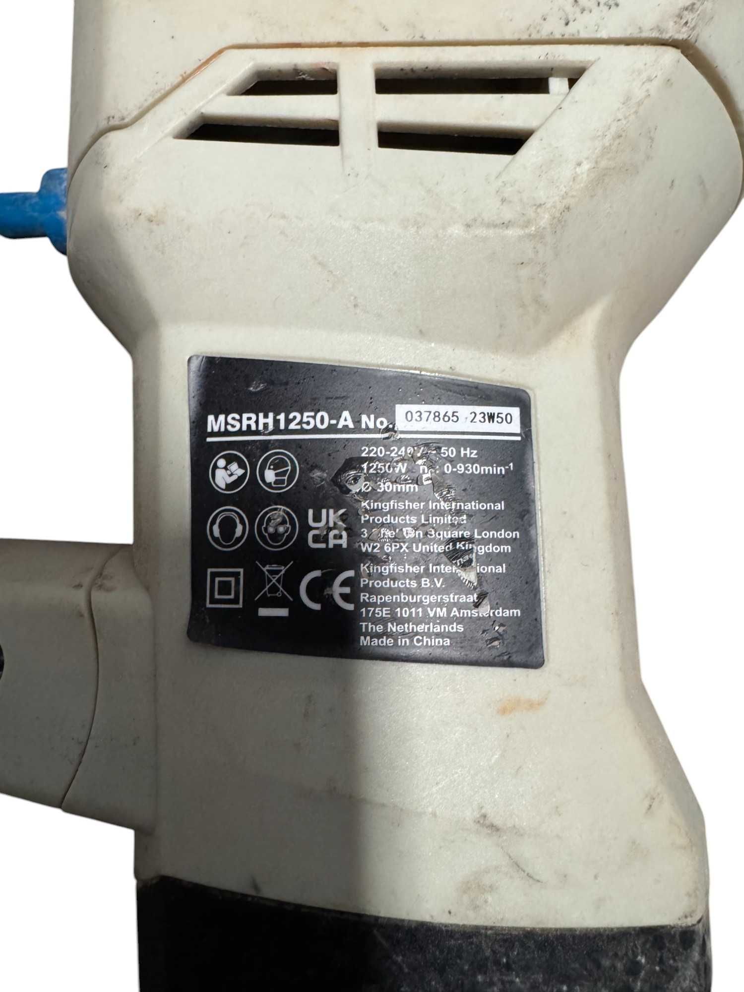 Młotowiertarka MacAllister MSRH1250-A SDS Plus 1250W walizka