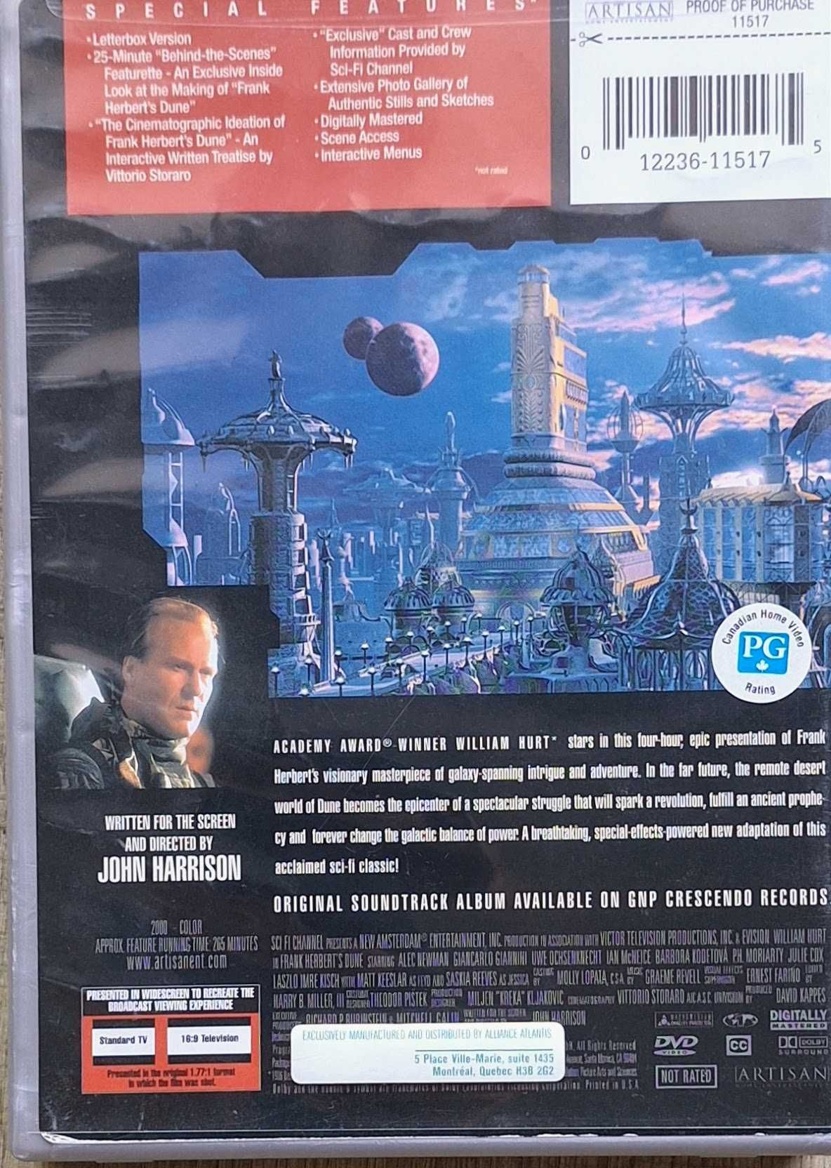DVD Frank Herbert's Dune (Minissérie Syfy)