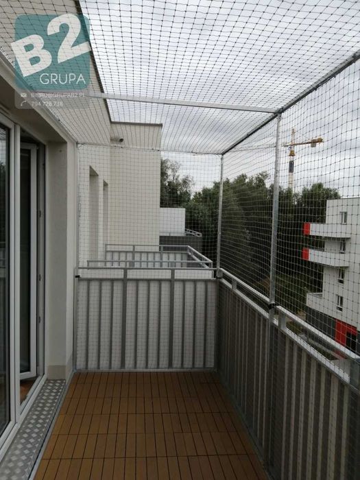 Siatka dla kota, przeciw ptakom, siatka balkonowa, woliera balkonowa