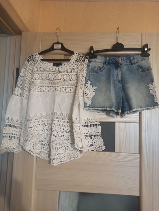 Школьные брюки на девочку р.S,блузка